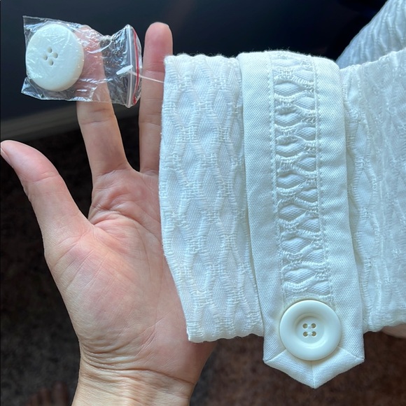 INC International Concepts Long White Textured Coat with Belt - Picture 6 of 8